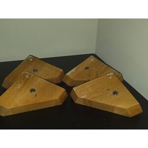 Wooden 7"  Replacement Furniture Couch‎ Chair Pedestal Sofa Legs Set Of 4